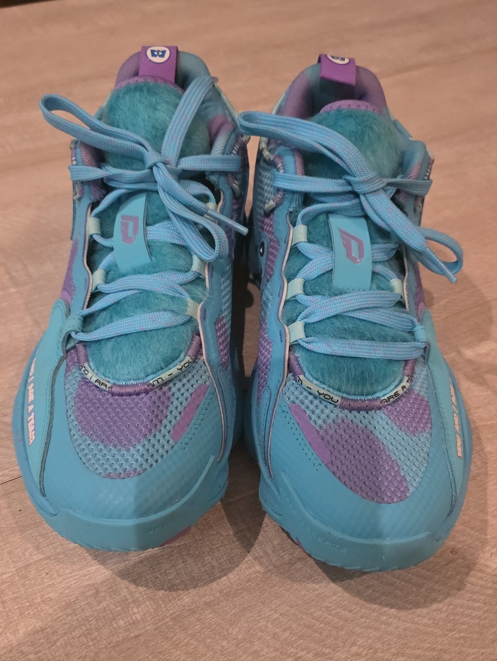 adidas Kids Teal & Purple Athletic Sneakers